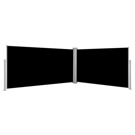 Toldo lateral retráctil negro 160x600 cm de vidaXL, Sombrillas - Ref: Foro24-42178, Precio: 116,32 €, Descuento: %