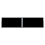Toldo lateral retráctil negro 160x600 cm de vidaXL, Sombrillas - Ref: Foro24-42178, Precio: 116,32 €, Descuento: %