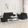 Set Sofas mit Kissen 3 Stück Kunstleder schwarz von , Sofas - Ref: Foro24-3201413, Preis: 440,94 €, Rabatt: %