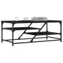Mesa de centro de madera contrachapada negro 100x49x40 cm de , Mesas de centro - Ref: Foro24-835344, Precio: 45,92 €, Descuen...