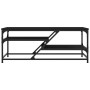 Mesa de centro de madera contrachapada negro 100x49x40 cm de , Mesas de centro - Ref: Foro24-835344, Precio: 45,92 €, Descuen...