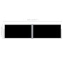Toldo lateral retráctil negro 160x600 cm de vidaXL, Sombrillas - Ref: Foro24-42178, Precio: 116,32 €, Descuento: %