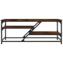 Mesa de centro madera de ingeniería roble ahumado 100x49x40 cm de , Mesas de centro - Ref: Foro24-835346, Precio: 49,56 €, De...