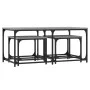 Mesas de centro apilables 3 pzas madera ingeniería gris Sonoma de , Mesas de centro - Ref: Foro24-835392, Precio: 61,92 €, De...