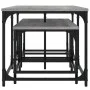 Mesas de centro apilables 3 pzas madera ingeniería gris Sonoma de , Mesas de centro - Ref: Foro24-835392, Precio: 61,92 €, De...