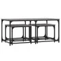 Mesas de centro apilables 3 pzas madera ingeniería gris Sonoma de , Mesas de centro - Ref: Foro24-835392, Precio: 61,92 €, De...