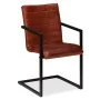 Sillas de comedor 4 unidades cuero auténtico marrón de , Sillas de comedor - Ref: Foro24-275238, Precio: 671,76 €, Descuento: %