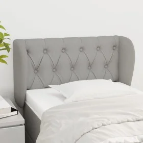 Cabecero de tela gris claro 83x23x78/88 cm de , Cabeceros y pies de cama - Ref: Foro24-3117454, Precio: 57,15 €, Descuento: %