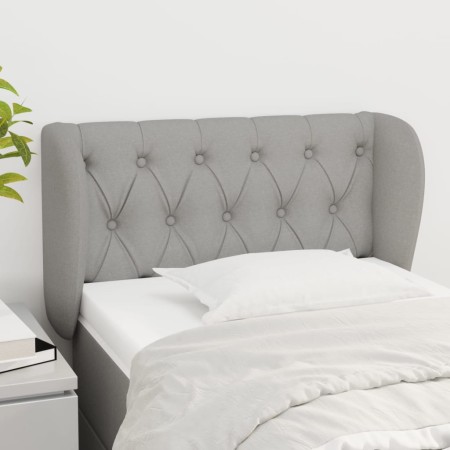 Cabecero de tela gris claro 83x23x78/88 cm de , Cabeceros y pies de cama - Ref: Foro24-3117454, Precio: 57,40 €, Descuento: %