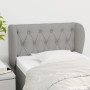 Cabecero de tela gris claro 83x23x78/88 cm de , Cabeceros y pies de cama - Ref: Foro24-3117454, Precio: 57,40 €, Descuento: %