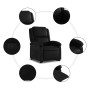Sillón reclinable elevable cuero artificial negro en Sillones | Comprar online en Foru.es