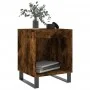 Mesitas noche 2 uds madera ingeniería roble ahumado 40x35x50 cm de , Mesitas de noche - Ref: Foro24-830743, Precio: 46,66 €, ...