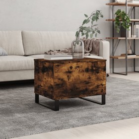 Mesa de centro madera contrachapada roble ahumado 60x44,5x45 cm de , Mesas de centro - Ref: Foro24-830961, Precio: 55,41 €, D...