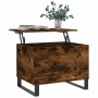 Mesa de centro madera contrachapada roble ahumado 60x44,5x45 cm de , Mesas de centro - Ref: Foro24-830961, Precio: 55,41 €, D...