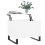 Mesa de centro madera contrachapada blanco 60x44,5x45 cm de , Mesas de centro - Ref: Foro24-830956, Precio: 71,77 €, Descuent...