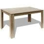Mesa de comedor color roble 140x80x75 cm de vidaXL, Mesas de cocina y de comedor - Ref: Foro24-243055, Precio: 121,36 €, Desc...