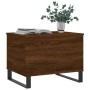 Mesa de centro madera contrachapada roble marrón 60x44,5x45 cm de , Mesas de centro - Ref: Foro24-830963, Precio: 55,31 €, De...