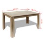 Mesa de comedor color roble 140x80x75 cm de vidaXL, Mesas de cocina y de comedor - Ref: Foro24-243055, Precio: 123,23 €, Desc...
