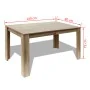 Mesa de comedor color roble 140x80x75 cm de vidaXL, Mesas de cocina y de comedor - Ref: Foro24-243055, Precio: 121,36 €, Desc...