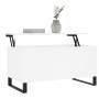 Mesa de centro madera contrachapada blanco 90x44,5x45 cm de , Mesas de centro - Ref: Foro24-830980, Precio: 67,12 €, Descuent...