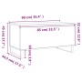 Mesa de centro madera contrachapada blanco 90x44,5x45 cm de , Mesas de centro - Ref: Foro24-830980, Precio: 67,12 €, Descuent...