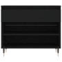 Mueble zapatero madera contrachapada negro 70x36x60 cm de , Zapateros y organizadores de calzado - Ref: Foro24-831429, Precio...