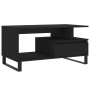 Mesa de centro madera contrachapada negro 90x49x45 cm de , Mesas de centro - Ref: Foro24-831029, Precio: 69,74 €, Descuento: %