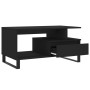 Mesa de centro madera contrachapada negro 90x49x45 cm de , Mesas de centro - Ref: Foro24-831029, Precio: 69,74 €, Descuento: %
