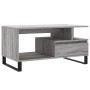 Mesa de centro madera contrachapada gris Sonoma 90x49x45 cm de , Mesas de centro - Ref: Foro24-831034, Precio: 65,28 €, Descu...