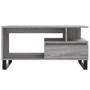 Mesa de centro madera contrachapada gris Sonoma 90x49x45 cm de , Mesas de centro - Ref: Foro24-831034, Precio: 65,28 €, Descu...