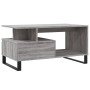 Mesa de centro madera contrachapada gris Sonoma 90x49x45 cm de , Mesas de centro - Ref: Foro24-831034, Precio: 65,28 €, Descu...