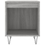 Mesita de noche 2 uds madera ingeniería gris Sonoma 40x35x50 cm de , Mesitas de noche - Ref: Foro24-830729, Precio: 53,89 €, ...