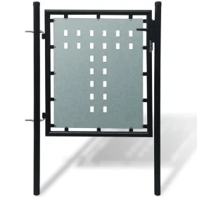 Schwarzes Gartenzauntor 100x150 cm von vidaXL, Gartentore - Ref: Foro24-141685, Preis: 134,31 €, Rabatt: %