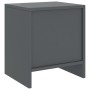 Mesitas de noche 2 uds madera de pino gris oscuro 35x30x40 cm de vidaXL, Mesitas de noche - Ref: Foro24-322244, Precio: 51,90...