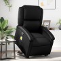 Sillón reclinable de masaje de pie cuero artificial negro en Sillones | Comprar online en Foru.es