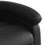 Sillón reclinable de masaje de pie cuero artificial negro en Sillones | Comprar online en Foru.es