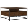 Mesa de centro madera de ingeniería roble marrón 80x80x45 cm de , Mesas de centro - Ref: Foro24-835293, Precio: 90,47 €, Desc...