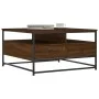 Mesa de centro madera de ingeniería roble marrón 80x80x45 cm de , Mesas de centro - Ref: Foro24-835293, Precio: 86,44 €, Desc...