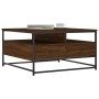 Mesa de centro madera de ingeniería roble marrón 80x80x45 cm de , Mesas de centro - Ref: Foro24-835293, Precio: 90,47 €, Desc...