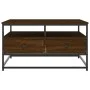 Mesa de centro madera de ingeniería roble marrón 80x80x45 cm de , Mesas de centro - Ref: Foro24-835293, Precio: 86,44 €, Desc...