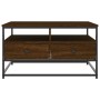 Mesa de centro madera de ingeniería roble marrón 80x80x45 cm de , Mesas de centro - Ref: Foro24-835293, Precio: 90,47 €, Desc...