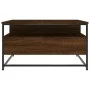 Mesa de centro madera de ingeniería roble marrón 80x80x45 cm de , Mesas de centro - Ref: Foro24-835293, Precio: 86,44 €, Desc...