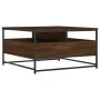 Mesa de centro madera de ingeniería roble marrón 80x80x45 cm de , Mesas de centro - Ref: Foro24-835293, Precio: 86,44 €, Desc...