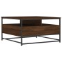 Mesa de centro madera de ingeniería roble marrón 80x80x45 cm de , Mesas de centro - Ref: Foro24-835293, Precio: 90,47 €, Desc...