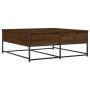 Mesa de centro madera de ingeniería roble marrón 100x99x40 cm de , Mesas de centro - Ref: Foro24-835298, Precio: 78,71 €, Des...