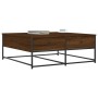 Mesa de centro madera de ingeniería roble marrón 100x99x40 cm de , Mesas de centro - Ref: Foro24-835298, Precio: 78,71 €, Des...
