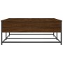 Mesa de centro madera de ingeniería roble marrón 100x99x40 cm de , Mesas de centro - Ref: Foro24-835298, Precio: 78,71 €, Des...