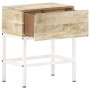 Mesita de noche de madera maciza de mango 40x30x50 cm de vidaXL, Mesitas de noche - Ref: Foro24-320920, Precio: 67,52 €, Desc...