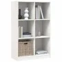 Estantería de madera maciza de pino blanco 70x33x110 cm de , Librerías y estanterías - Ref: Foro24-836142, Precio: 117,53 €, ...