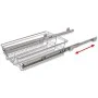 Bandejas de alambre extraíbles 2 uds plateado 400 mm de vidaXL, Contenedores para utensilios de cocina - Ref: Foro24-50479, P...
